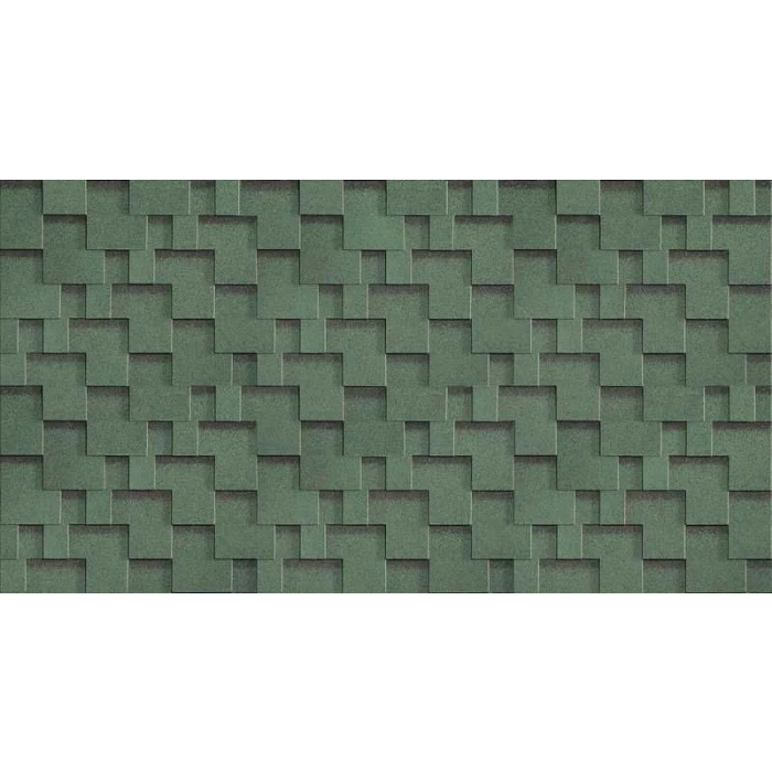 Гибкая черепица Технониколь Шинглас Фокстрот Эвкалипт