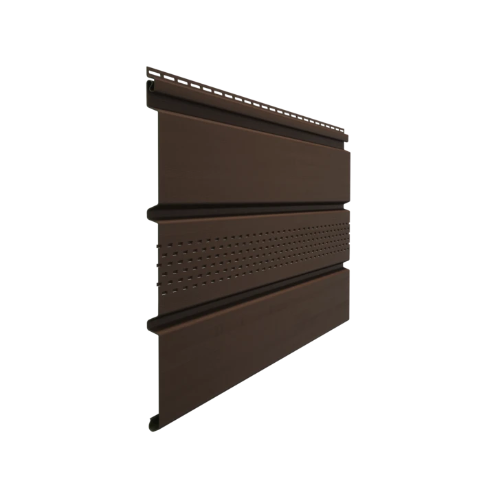 Софит Docke STANDARD T4 с центральной перфорацией, каштан