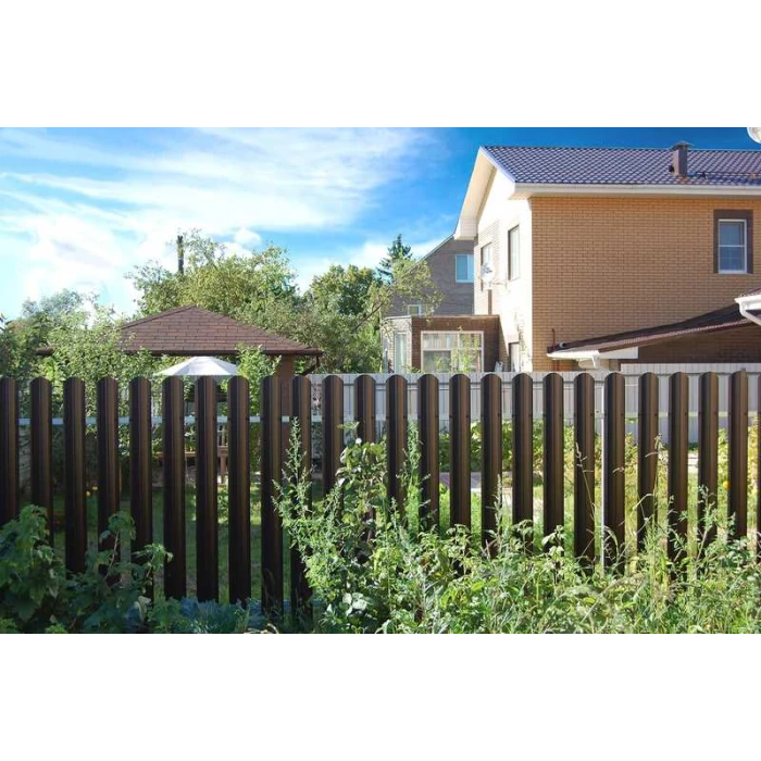 Штакетник П-образный B фигурный Grand Line 0,4 Полиэстер RAL 5005 Сигнальный Синий